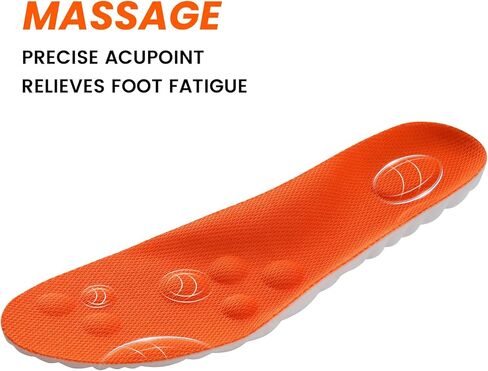 Steppers Insoles for Men and Women, 4D Memory Foam Cloud Insoles with Arch Support, Anti-Fatigue Comfort, Shock Absorption Soles and Foot Pain Relief, Trim to Fit All Shoe Types (for Men 6.5-11) in Saudi Arabia