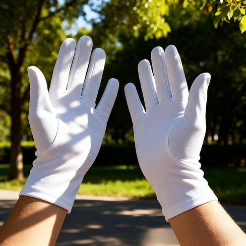 Cotton Hand Protection Gloves, Multipurpose White Hand Covers in Saudi Arabia