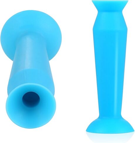 8 Pack Scleral Lens Inserter with Suction Cups on the Bottom, Blue Ventless Applicator for Hard/RGP Lenses, Scleral Lenses, Hard Scleral Contact Lens Handler in Saudi Arabia