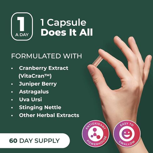PurePremium Kidney Support Supplement – Kidney Cleanse Detox & Repair with Cranberry Extract & Astragalus - 21-in-1 Complex Supports Normal Bladder, Urinary Tract & Kidneys Health - 60 Day Supply in Saudi Arabia