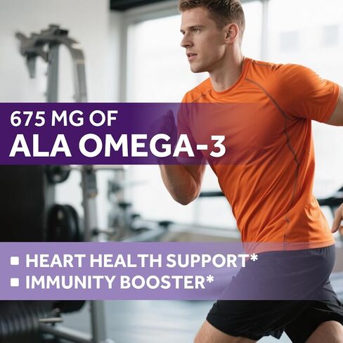 Doctor's Recipes Flaxseed Oil, 1200 mg, Freshly Cold Pressed, High in ALA, Omega 3 6 9, No Gluten, No Soy, for Heart Health, Non GMO, 60 Softgels in Saudi Arabia