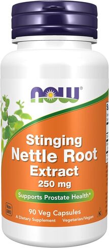 NOW Foods Supplements، مستخلص جذور نبات القراص اللاذع (Urtica dioica) 250 مجم، يدعم صحة البروستاتا*، 90 كبسولة نباتية in Saudi Arabia