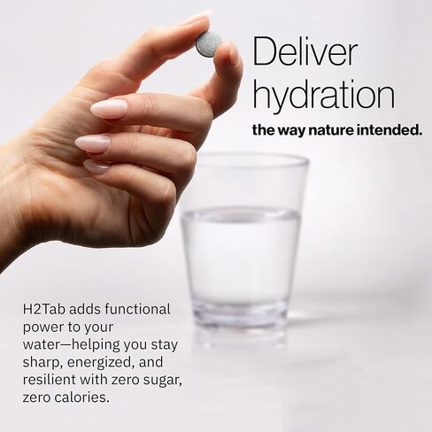 Molecular H2TAB Hydrogen Tablets with Magnesium -12 PPM Hydrogen Tablets for Drinking Water -Rich in Antioxidants, Supports Cellular Health, Recovery & Cognitive Function (30 Counts, Lemon Lime) in Saudi Arabia