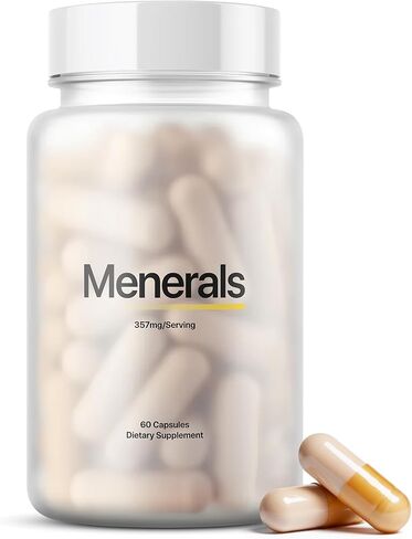 Menerals Mens Multivitamin – Powerful All in One Mineral Supplement for Men – Natural Trace Minerals with Fulvic Acid from Rich American Soil – Supports Daily Energy, Vitality, Focus, and Mens Health in Saudi Arabia