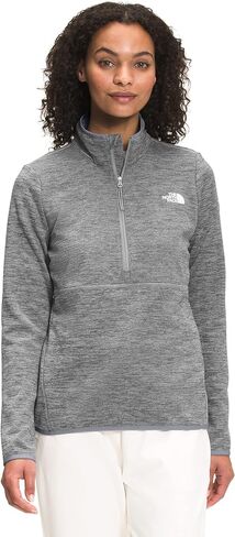 THE NORTH FACE Women's Canyonlands ¼ Zip Sweatshirt, Midnight Mauve Heather, X-Large in Kuwait