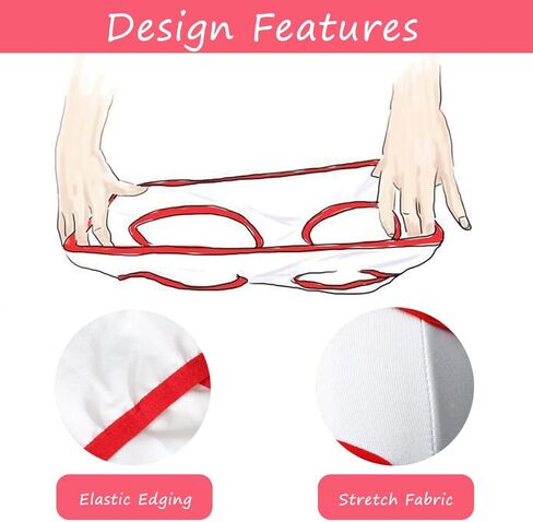 Novelty Underwear for Two, Funny Briefs Gag Gifts for Valentine's Day Parties Wedding Anniversary & Bachelorette Party, Underpants for Couples,Boyfriends and Girlfriends in Saudi Arabia