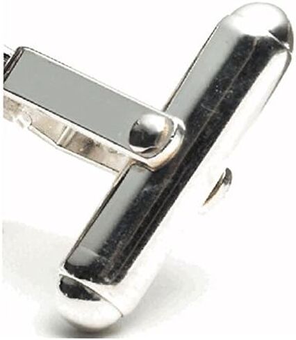 Cufflinks Inc. Star Trek Starship Enterprise Cufflinkc - إكسسوار خيال علمي مطلي بالروديوم للرجال | إغلاق خلفي رصاصي، هدية مرخصة رسميًا in Saudi Arabia