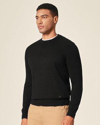 KVSS Men's Crewneck 100% Pure Cashmere Sweater, Pullover Cashmere Sweaters for Mens | Luxury from Inner Mongolia in Saudi Arabia