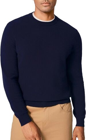 KVSS Men's Crewneck 100% Pure Cashmere Sweater, Pullover Cashmere Sweaters for Mens | Luxury from Inner Mongolia in Saudi Arabia