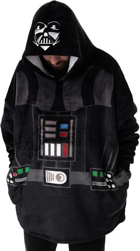 STAR WARS Unisex Wearable Blanket Hoodie | Adults Hooded Pullover Character Graphics in Saudi Arabia
