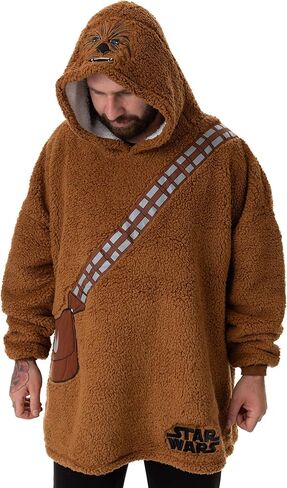 STAR WARS Unisex Wearable Blanket Hoodie | Adults Hooded Pullover Character Graphics in Saudi Arabia