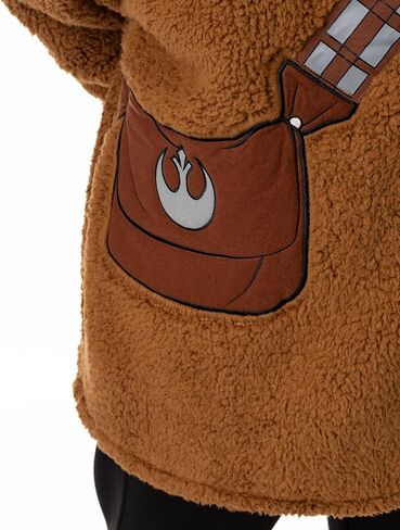 STAR WARS Unisex Wearable Blanket Hoodie | Adults Hooded Pullover Character Graphics in Saudi Arabia