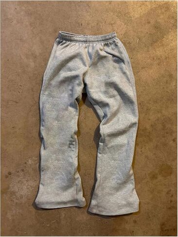 Women's Y2K Retro Letter Graphic Sweatpants Elastic Waist Wide Leg Drippy Pants Trousers Streetwear in Saudi Arabia
