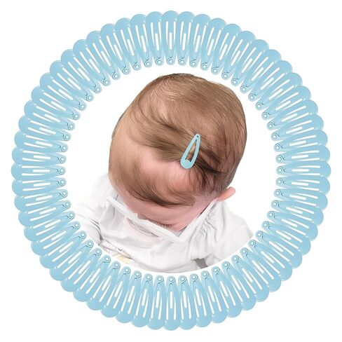 مشابك شعر سوداء مقاس 1 بوصة، 60 قطعة مشابك شعر صغيرة للفتيات الصغيرات، مشابك شعر بلون الحلوى مقاس 3 سم لإكسسوارات شعر الأطفال الصغار in Kuwait