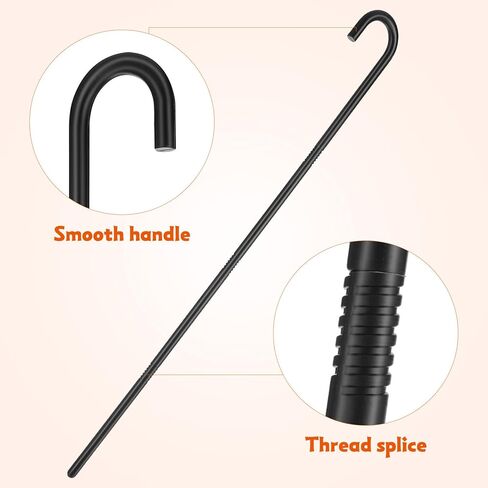 Party Magician Crutch, Halloween Costume Plastic Magician Crutch Cane, Cosplay Walking Cane Stage Peformance Prop in Saudi Arabia