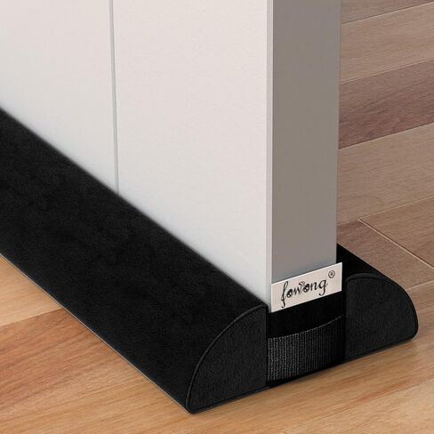 fowong Door Draft Stopper 36" Adjustable Under Door Draft Stopper Soundproofing 30 Inch to 36 Inch Triangle Noise Blocker Seal Large Gap up to 1.7", Easy to Install Grey in Saudi Arabia
