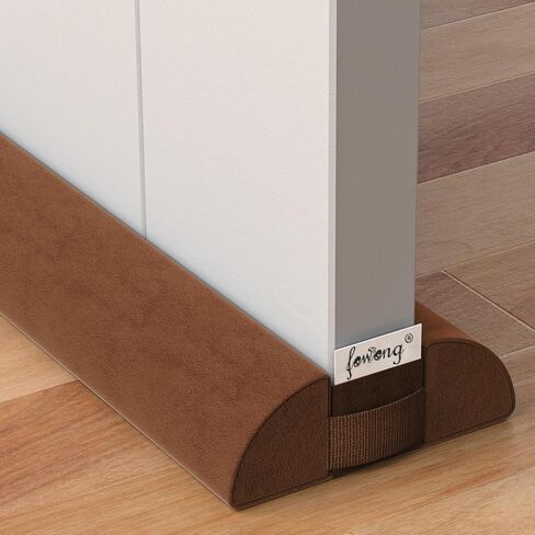 fowong Door Draft Stopper 36" Adjustable Under Door Draft Stopper Soundproofing 30 Inch to 36 Inch Triangle Noise Blocker Seal Large Gap up to 1.7", Easy to Install Grey in Saudi Arabia