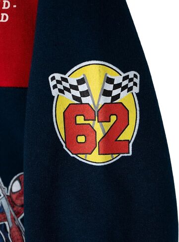 Marvel Spider-Man Fleece Half Zip Sweatshirt Toddler to Big Kid Sizes (2T - 14-16) in Saudi Arabia