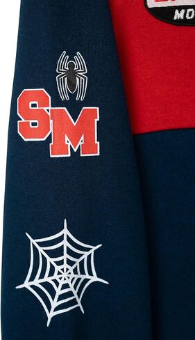 Marvel Spider-Man Fleece Half Zip Sweatshirt Toddler to Big Kid Sizes (2T - 14-16) in Saudi Arabia