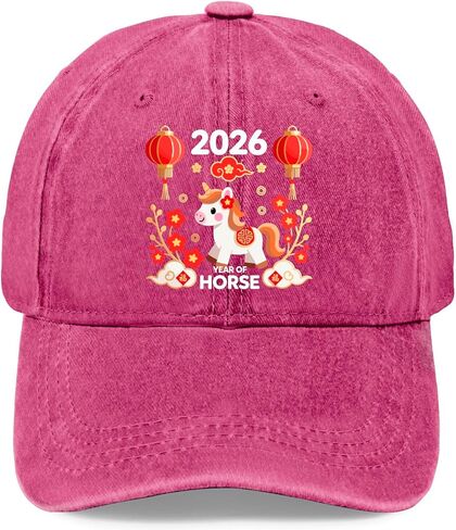 Year of The Horse 2026 Sun Hat Camping Caps for Him in Saudi Arabia