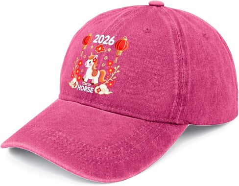 Year of The Horse 2026 Sun Hat Camping Caps for Him in Saudi Arabia