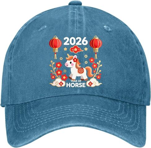 Year of The Horse 2026 Sun Hat Camping Caps for Him in Saudi Arabia