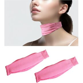 قطعتان من أغطية القصبة الهوائية لغطاء ورم القصبة الهوائية للرقبة قابل للتنفس ومقاوم للغبار وواقي القصبة الهوائية ومستلزمات القصبة الهوائية القابلة لإعادة الاستخدام ومجموعات العناية بفتحة القصبة الهوائية للرجال والنساء (وردي) in Kuwait