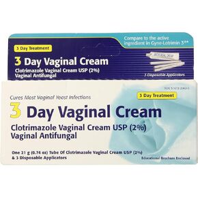 كلوتريمازول 3 - كريم مهبلي نهاري - 0.74 أونصة (عبوة من قطعتين) in Kuwait
