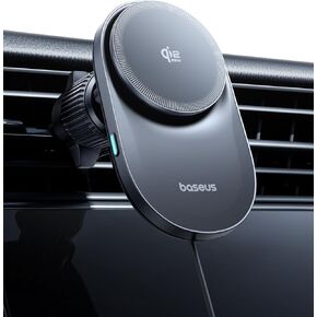 Baseus [محدث] لحامل Magsafe للسيارة، حامل هاتف مغناطيسي 25N للسيارة، حامل للهاتف الخلوي متوافق مع iPhone 15 14 13 12 Pro Plus Max Mini، سبائك التيتانيوم ذات الذاكرة القابلة للانحناء لجميع لوحات القيادة in Kuwait