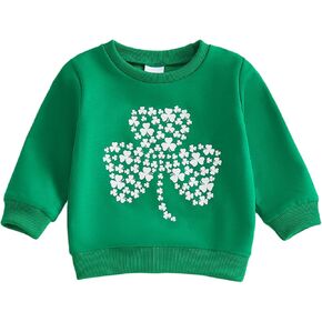 Toddler Baby Boy Crewneck Sweatshirt Tractor Letter Long Sleeve Pullover Tops Fall Winter Outfits Casual Clothes in Kuwait