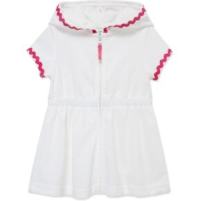 Little Me Clothes for Baby Girls' Swimsuit Hooded Cover-Up, 6 Months - 4 Toddler in Kuwait