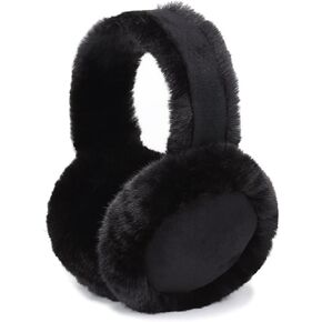 Winter Women Earmuff Foldable Ear Warmer Fluffy Ear Cover Outdoor Ear muffs in Saudi Arabia