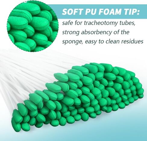 Tracheostomy Cleaning Swabs (50 or 100-Pack)-Tube Brushes for Tracheostomy Care Kits & Supplies in Saudi Arabia