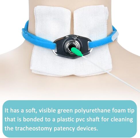 Tracheostomy Cleaning Swabs (50 or 100-Pack)-Tube Brushes for Tracheostomy Care Kits & Supplies in Saudi Arabia