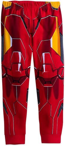 طقم بيجامة زي الرجل الحديدي من Marvel PJ Pals للأولاد، أحمر، 10 in Kuwait