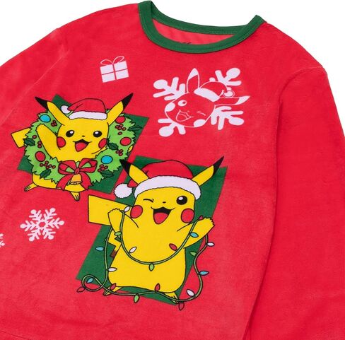 Pokémon boys 2-piece Loose-fit Pajama Set, Soft & Cute for Kids in Saudi Arabia
