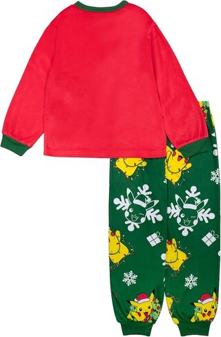 Pokémon boys 2-piece Loose-fit Pajama Set, Soft & Cute for Kids in Saudi Arabia