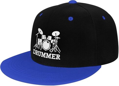 قبعة ذات حافة مسطحة للأولاد والبنات على طراز الهيب هوب بنمط متباين الألوان، قبعة Snapback باللون الأحمر in Kuwait