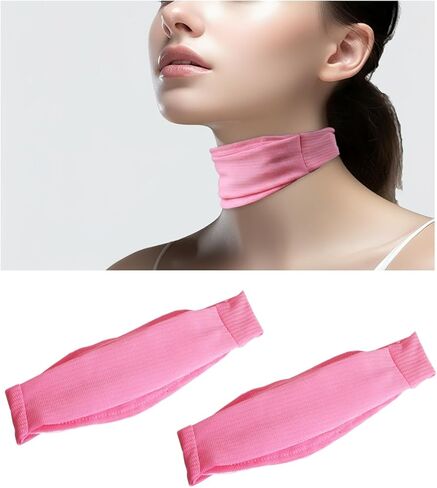 قطعتان من أغطية القصبة الهوائية لغطاء ورم القصبة الهوائية للرقبة قابل للتنفس ومقاوم للغبار وواقي القصبة الهوائية ومستلزمات القصبة الهوائية القابلة لإعادة الاستخدام ومجموعات العناية بفتحة القصبة الهوائية للرجال والنساء (وردي) in Kuwait