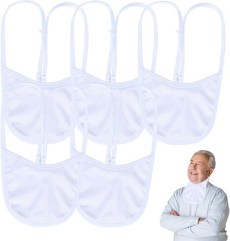 غطاء فغر الرغامي للرقبة (كاكي-أبيض-كحلي-3 قطع، صغير) in Kuwait