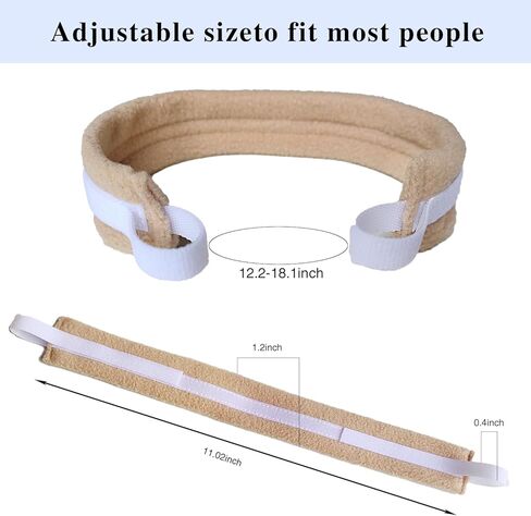 حزام حامل أنبوب القصبة الهوائية، قطعتان من حامل أنبوب القصبة الهوائية قابل للتعديل، أربطة ثقب القصبة الهوائية الناعمة القابلة لإعادة الاستخدام (كاكي) in Kuwait