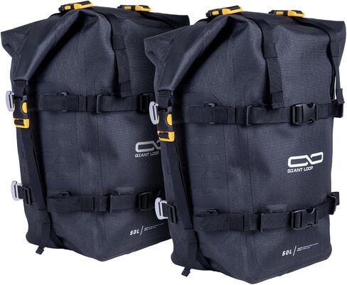 Giant Loop Mototrekk Panniers, Waterproof Side Luggage Rack-Mounted, Universal Fit, Ideal for Adventure Touring, Sport Touring, Dual Sport & More in Saudi Arabia