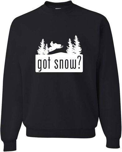 سويت شيرت Go All Out Adult Got Snow Funny Snowmobile Lover برقبة دائرية in Kuwait