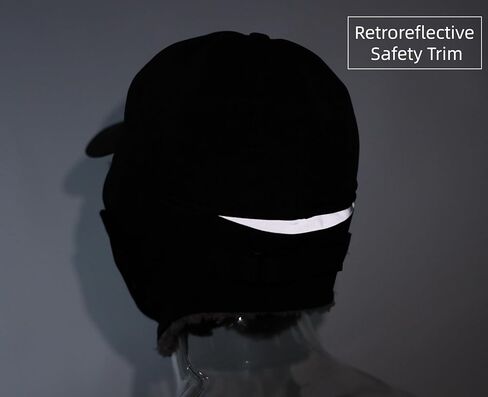 Connectyle Warm Winter Hat with Ear Flaps Mask Cold Weather Outdoor Ski Cap Water-Resistant Baseball Trapper Hat for Men in Saudi Arabia
