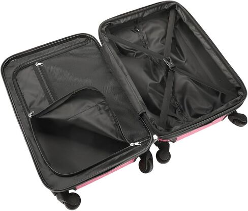 حقيبة سفر بايوورلد هالو كيتي باللون الوردي مقاس 20 بوصة للكبار مصنوعة من مادة أكريلونتريل بوتادين ستايرين in Kuwait