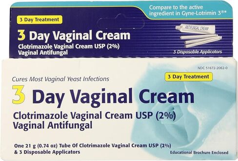 كلوتريمازول 3 - كريم مهبلي نهاري - 0.74 أونصة (عبوة من قطعتين) in Kuwait