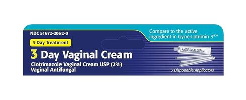 كلوتريمازول 3 - كريم مهبلي نهاري - 0.74 أونصة (عبوة من قطعتين) in Kuwait