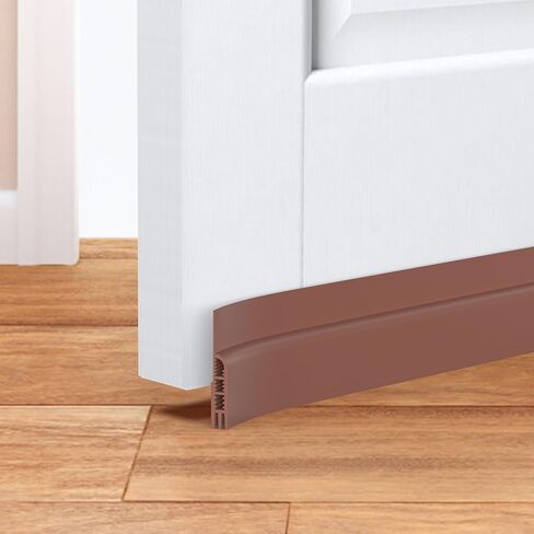 Generic Door Draft Stopper, White, di-doorfengxiqi-white1, Under Door Sweep, Weather Stripping, Garage Window Blocker, Noise Cold Air Insulation, Dust & Pest Proof, 2" W x 41" L in Saudi Arabia