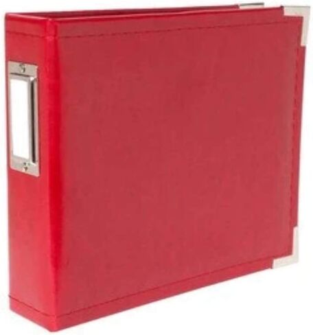 جلد كلاسيكي من We R Memory Keepers 40393-7 - ألبوم حلقة مقاس 6x6 بوصة، أحمر حقيقي in Kuwait