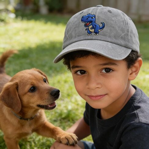 Embroidered Kids Hat, Cute Hat, Animal Baseball Cap Gift for Boys Girls in Saudi Arabia